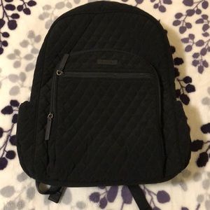 NWOT Vera Bradley Classic Black Campus Backpack